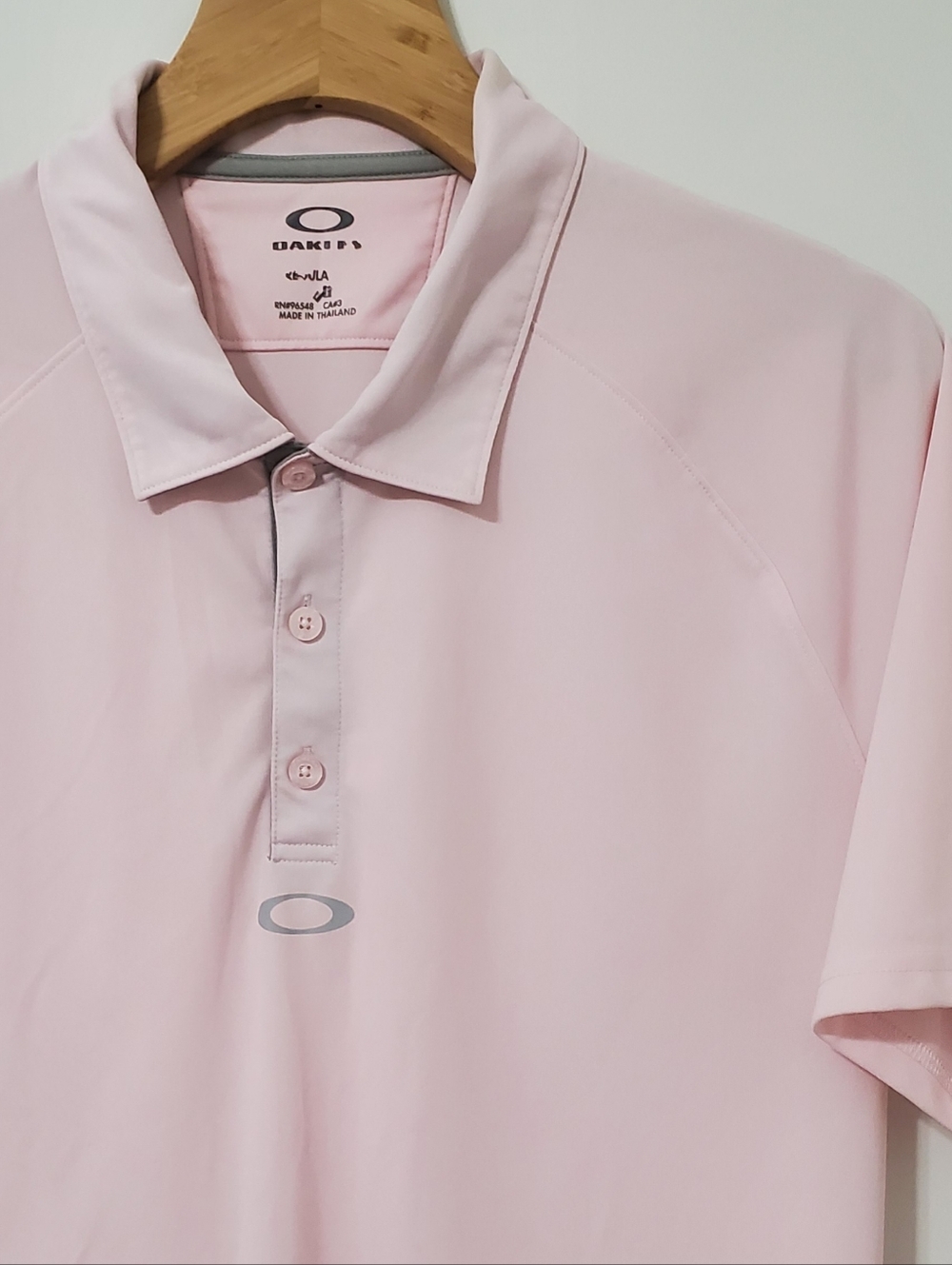Oakley Hydrolix Golf Polo Shirt Pink Men's Large